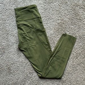 LIKE NEW Army Green Lululemon Tights